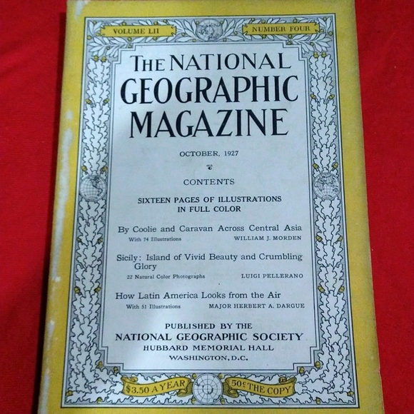 National Geographic Accents Vintage National Geographic Magazine